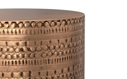 Antique Copper | Johnsen Large Metal Accent Table