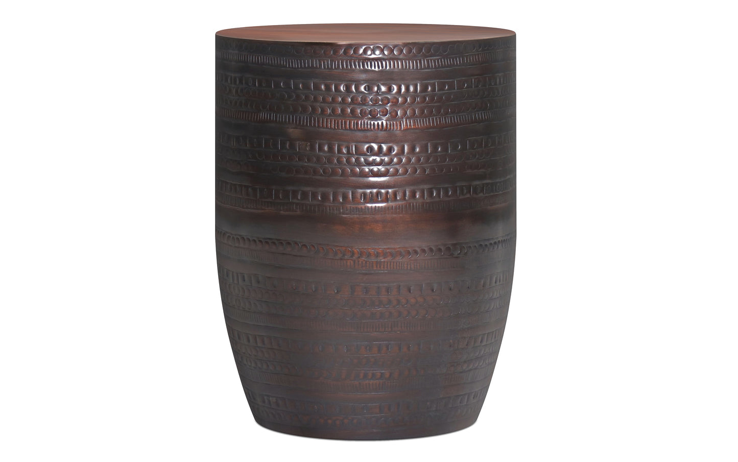 Oil Rubbed Bronze | Johnsen Large Metal Accent Table