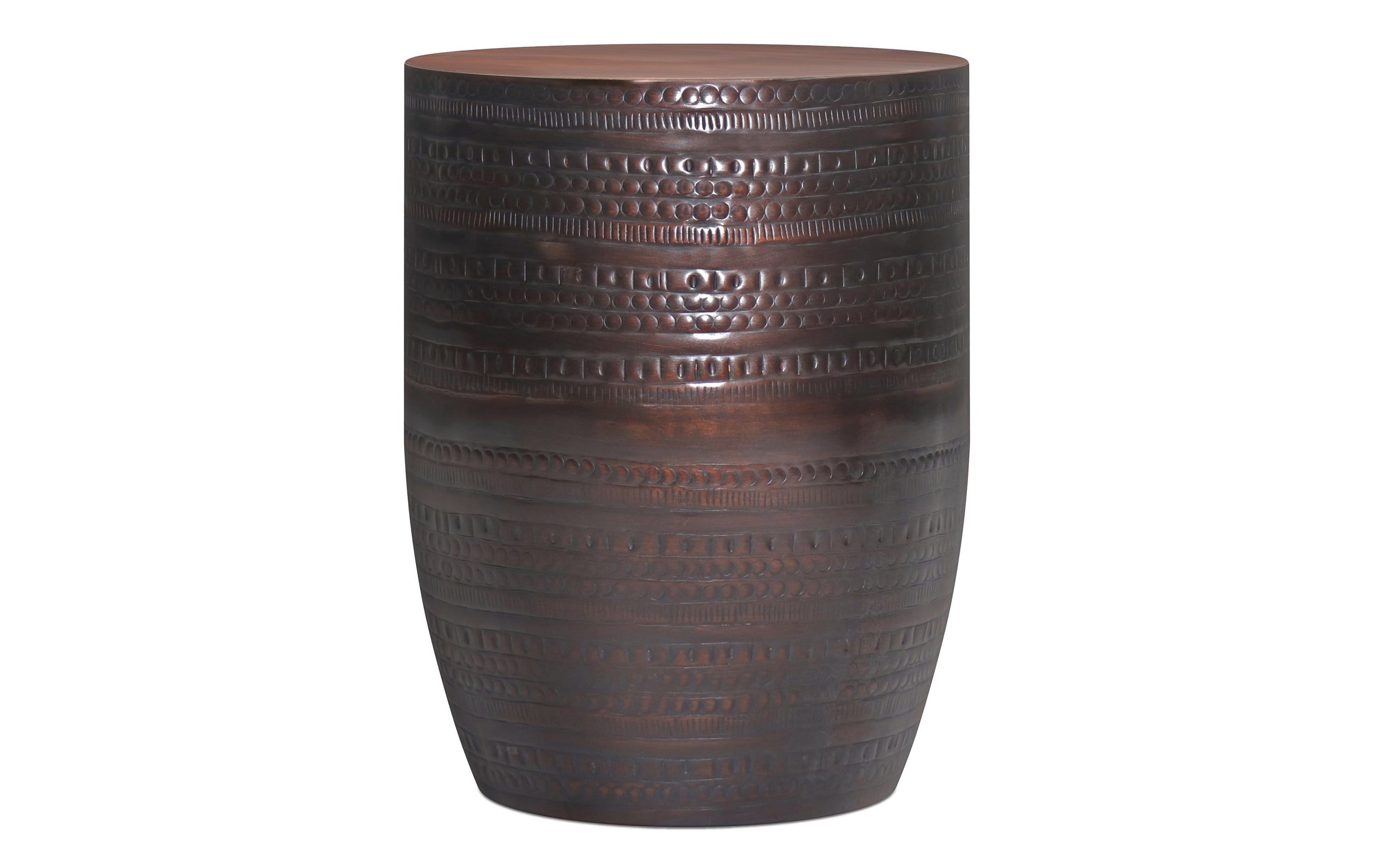 Oil Rubbed Bronze | Johnsen Large Metal Accent Table