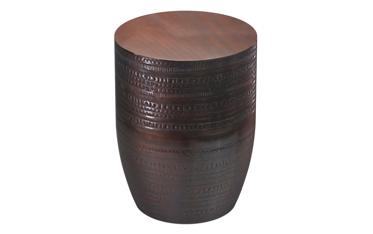 Oil Rubbed Bronze | Johnsen Large Metal Accent Table