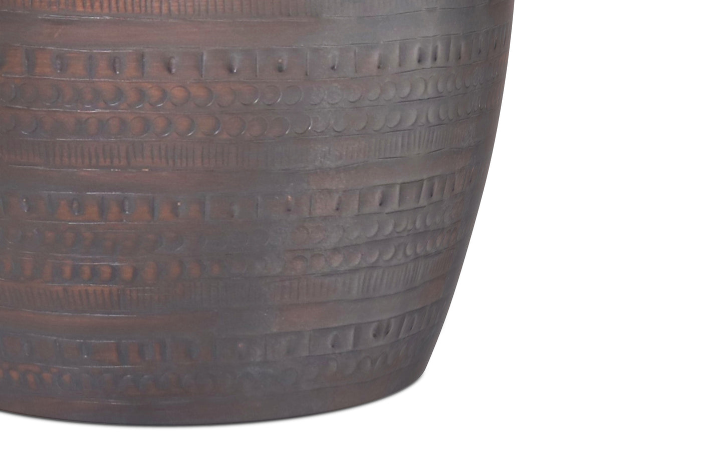 Oil Rubbed Bronze | Johnsen Large Metal Accent Table