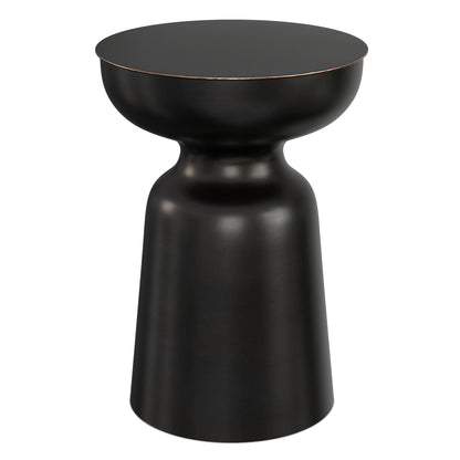 Antique Copper 18 Inch | Toby 18 inch Metal Accent Table