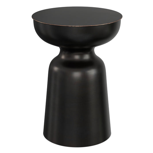 Antique Copper 18 Inch | Toby 18 inch Metal Accent Table