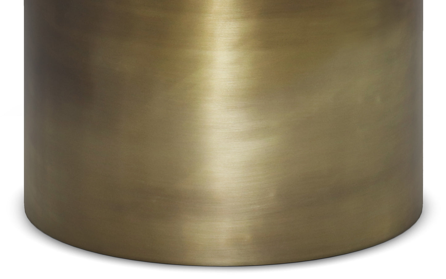Antique Gold Smooth | Corbin Metal Side Table
