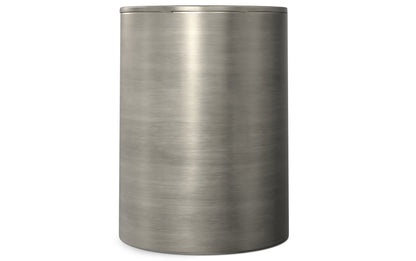 Antique Silver Smooth | Corbin Metal Side Table
