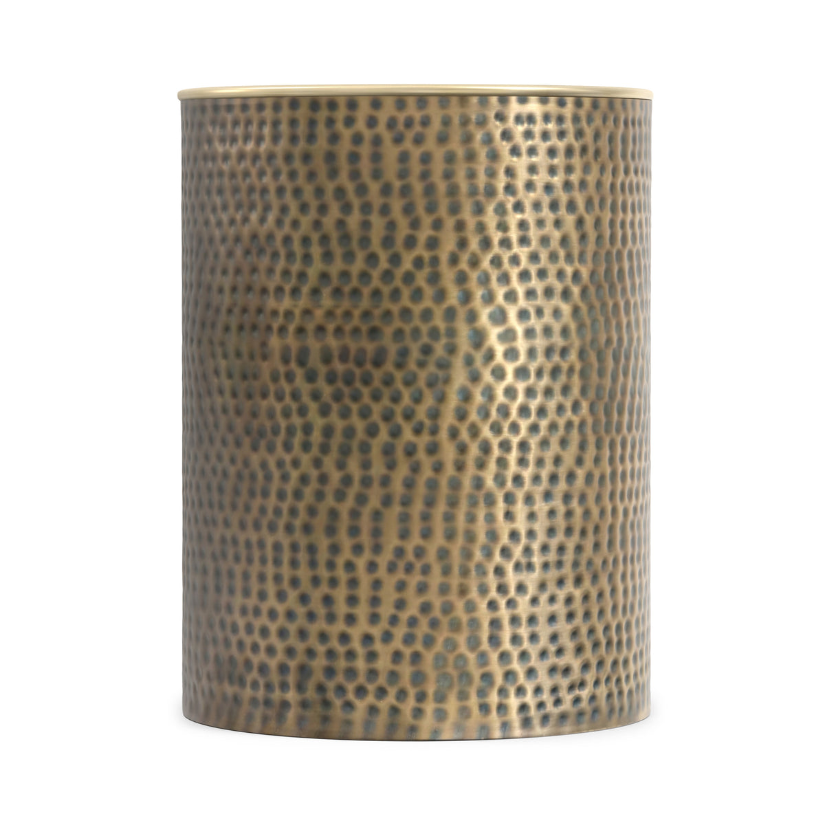 Antique Gold Hammered | Corbin Metal Side Table