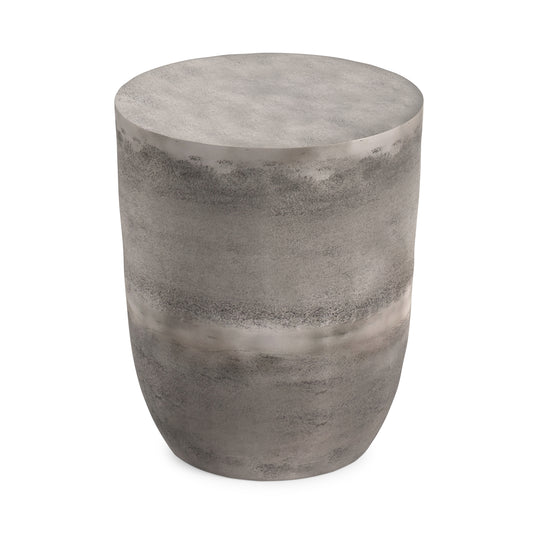 Antique Silver | Morris Metal Accent Table