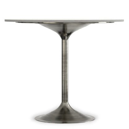 White Marble/Antique Silver | Osborne Dining Table