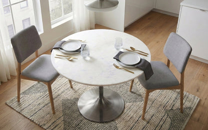 White/Antique Silver | Osborne Dining Table