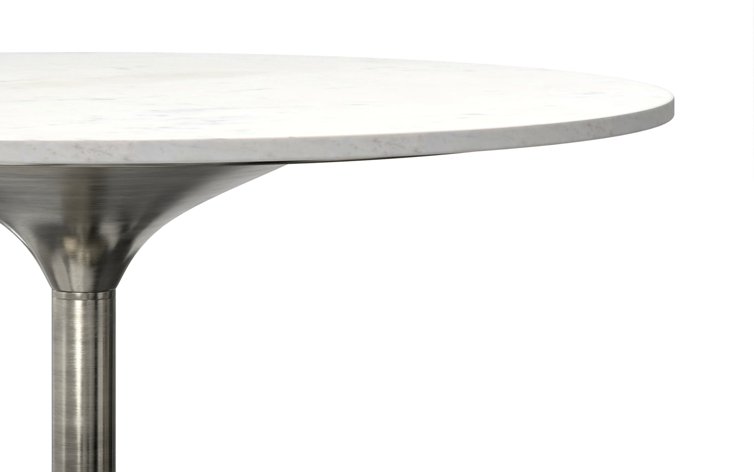 White/Antique Silver | Osborne Dining Table