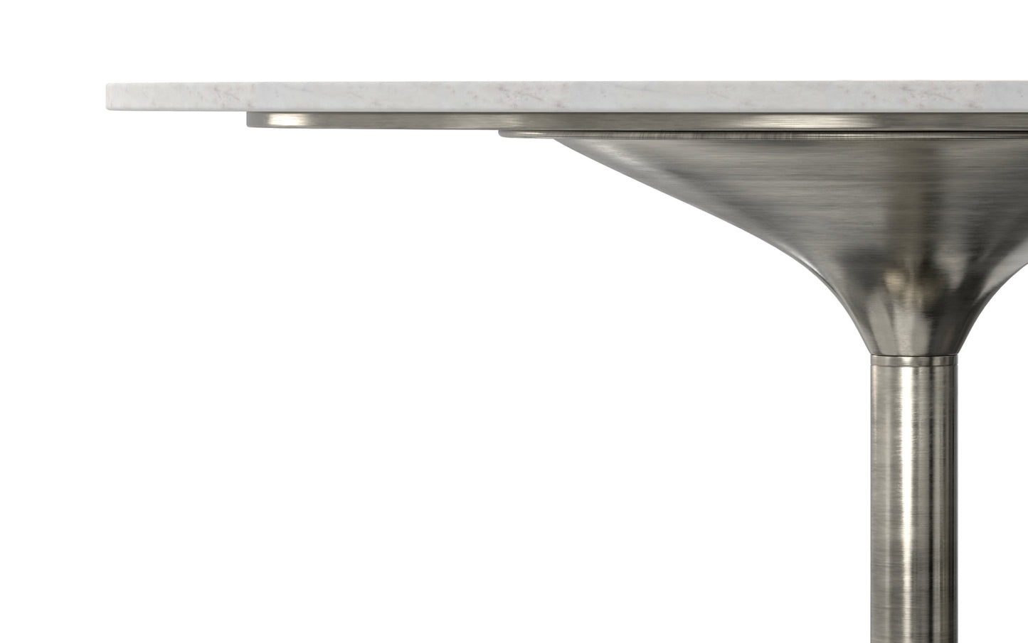 White/Antique Silver | Osborne Dining Table