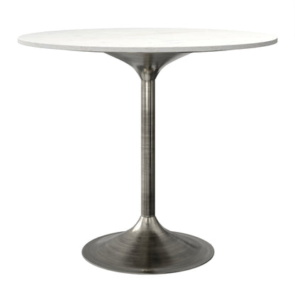 White/Antique Silver | Osborne Dining Table