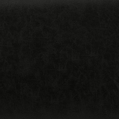 Midnight Black Vegan Leather | Dover Storage Ottoman in Vegan Leather