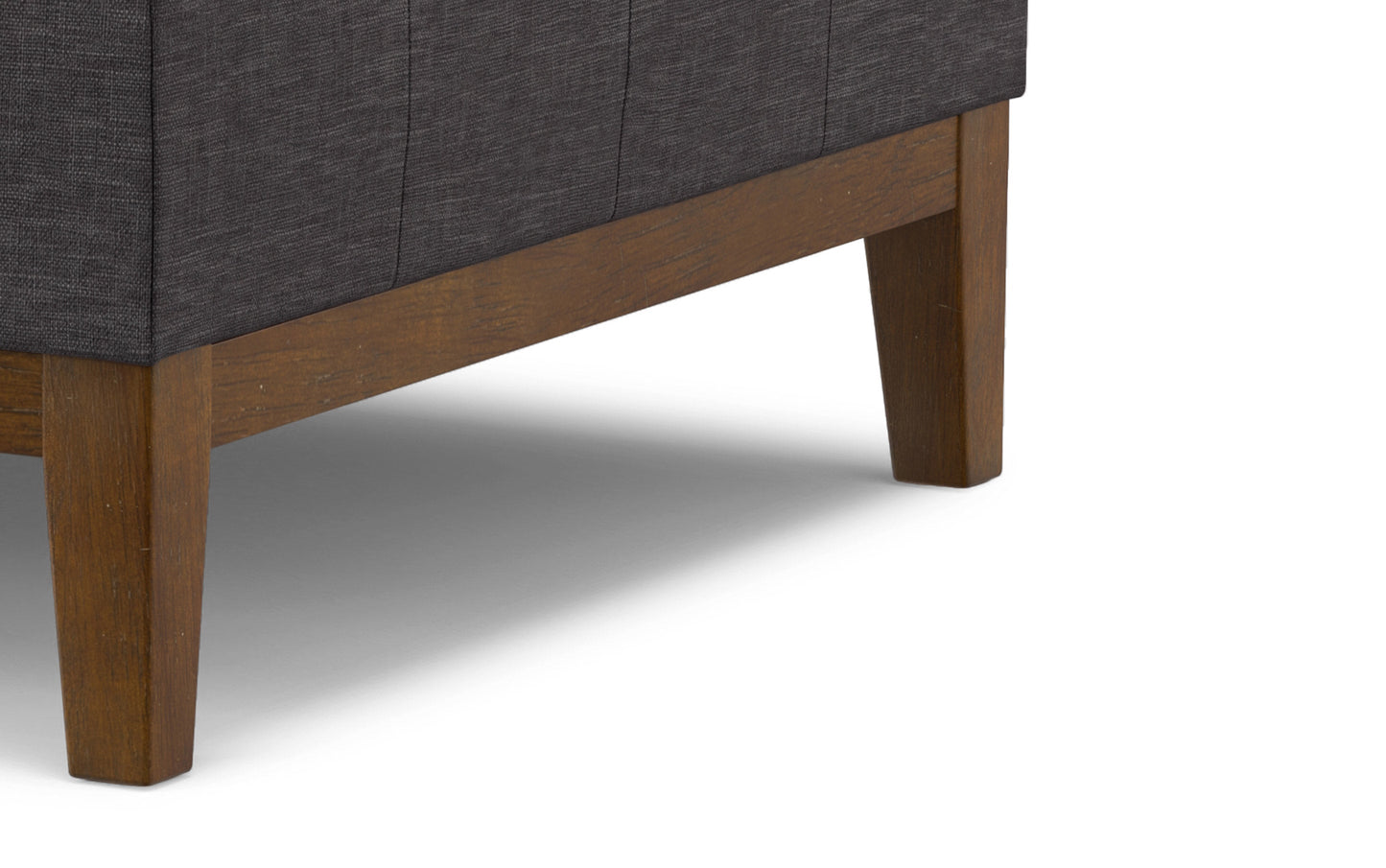 Slate Grey Linen Style Fabric | Dover Lift Top Coffee Table Storage Ottoman