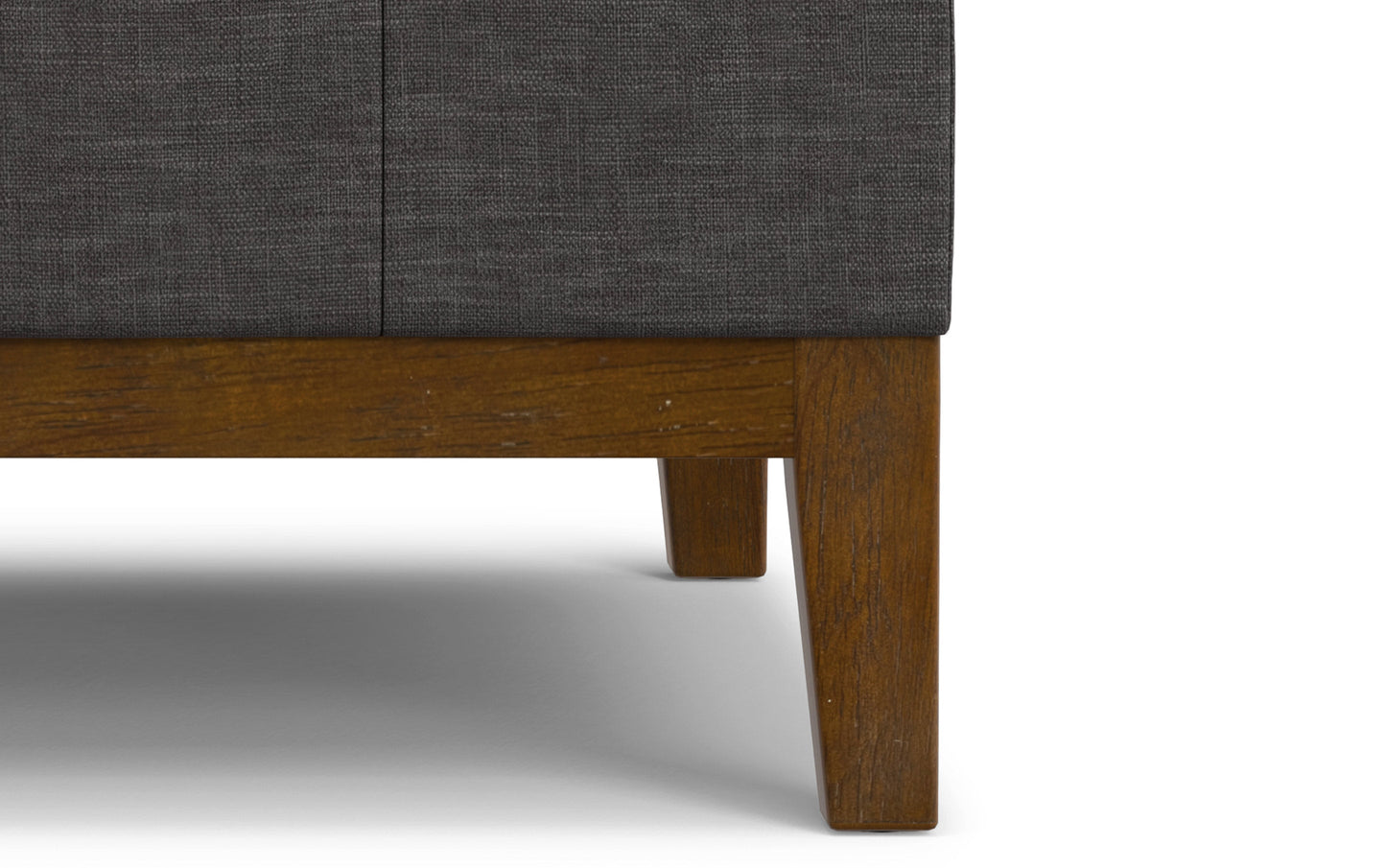 Slate Grey Linen Style Fabric | Dover Lift Top Coffee Table Storage Ottoman