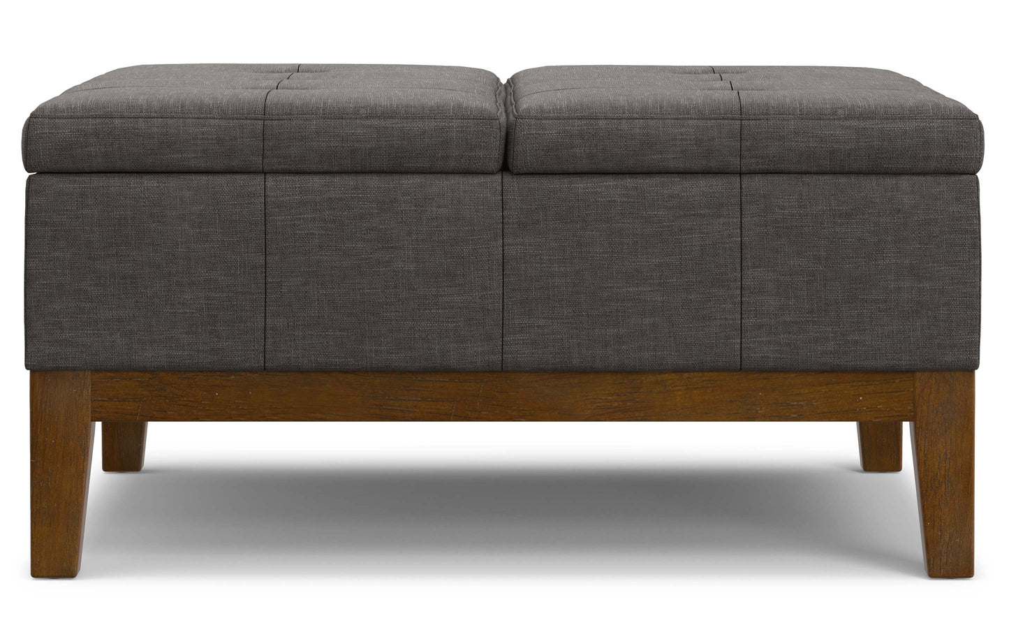 Slate Grey Linen Style Fabric | Dover Lift Top Coffee Table Storage Ottoman