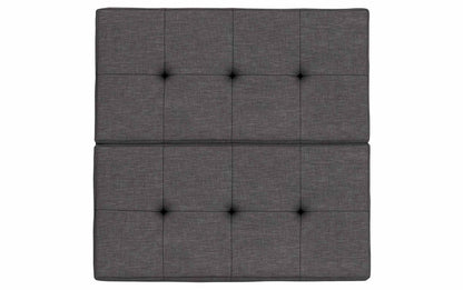 Slate Grey Linen Style Fabric | Dover Lift Top Coffee Table Storage Ottoman