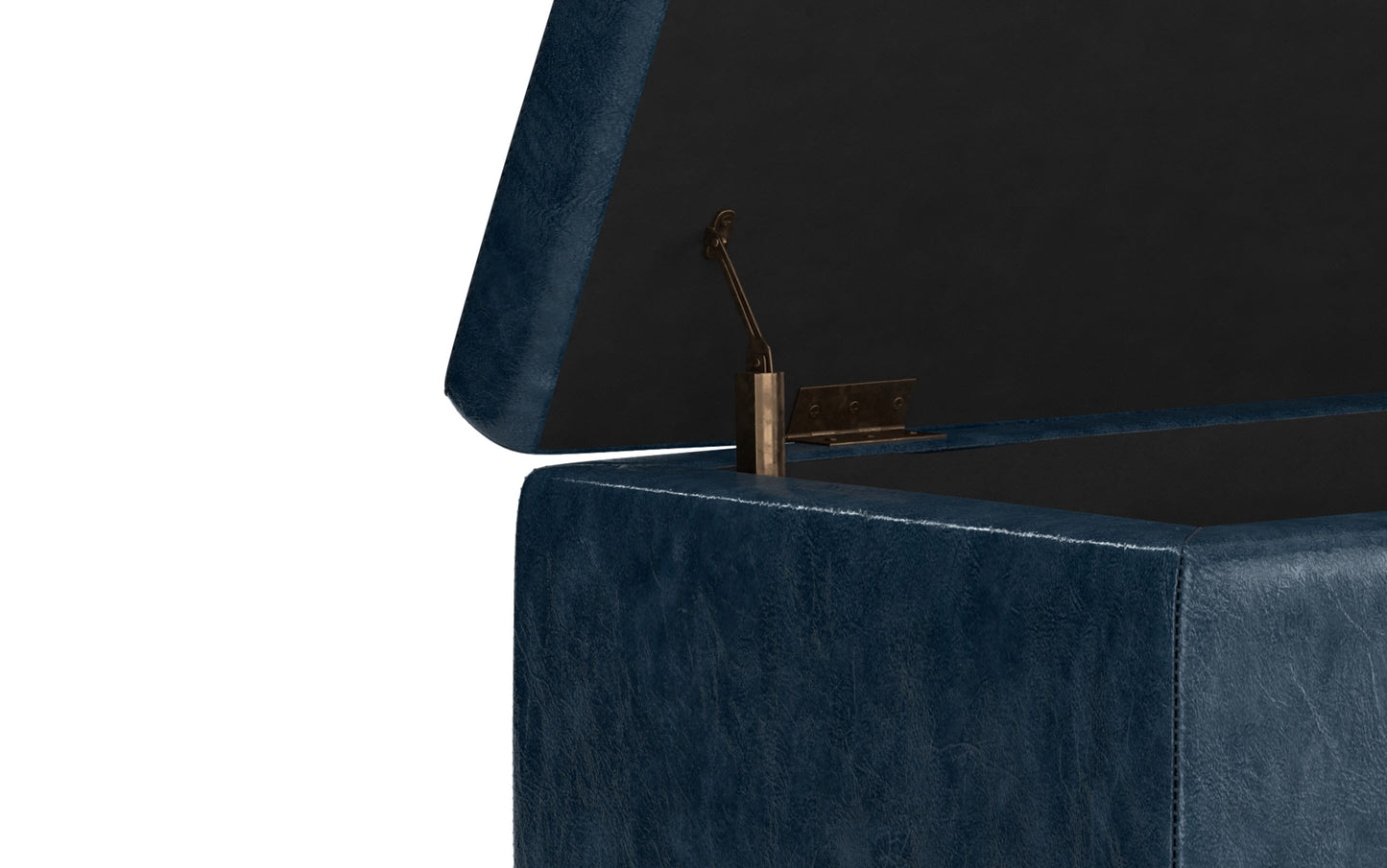 Hamilton Storage Ottoman in Vegan Leather