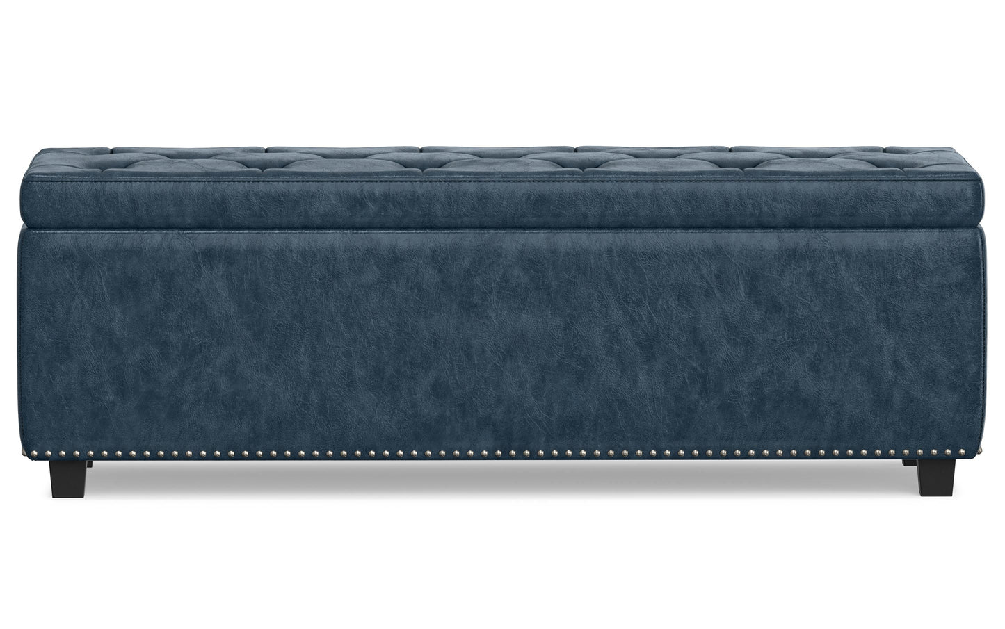 Hamilton Storage Ottoman in Vegan Leather
