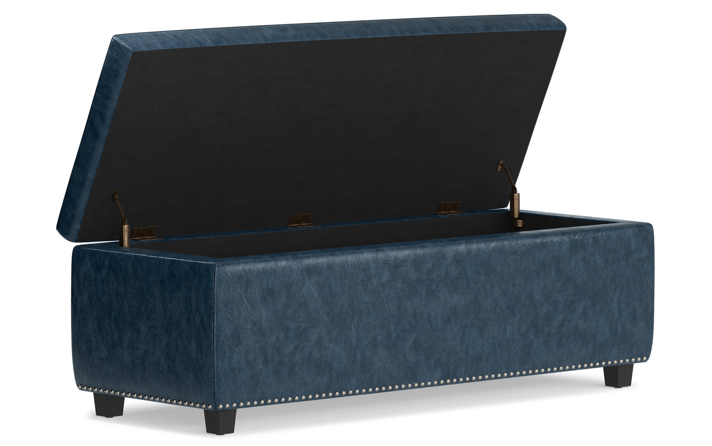 Hamilton Storage Ottoman in Vegan Leather