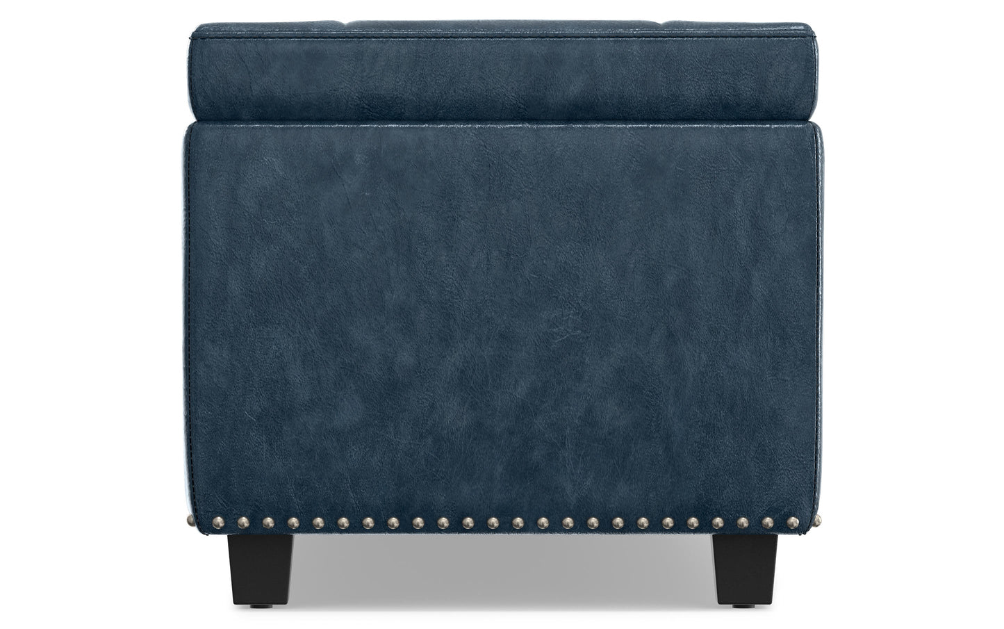 Hamilton Storage Ottoman in Vegan Leather