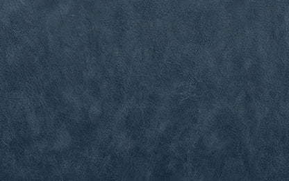 Denim Blue Vegan Leather | Hamilton Large Storage Ottoman Bench