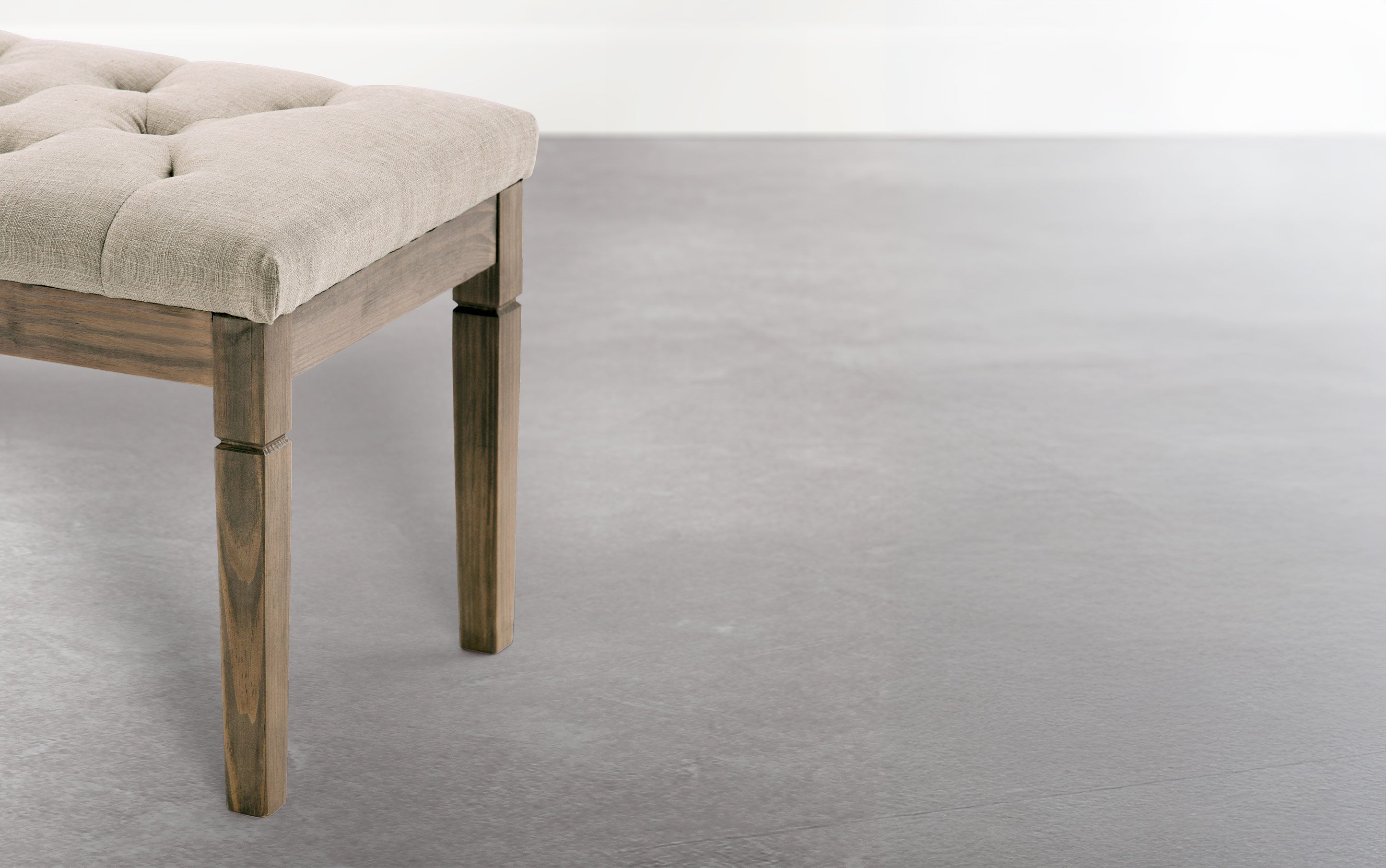 Waverly Tufted Ottoman Bench - Thumbnail 4