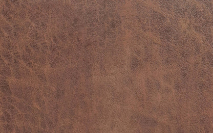 Distressed Saddle Brown Distressed Vegan Leather | Milltown Footstool Small Ottoman Bench