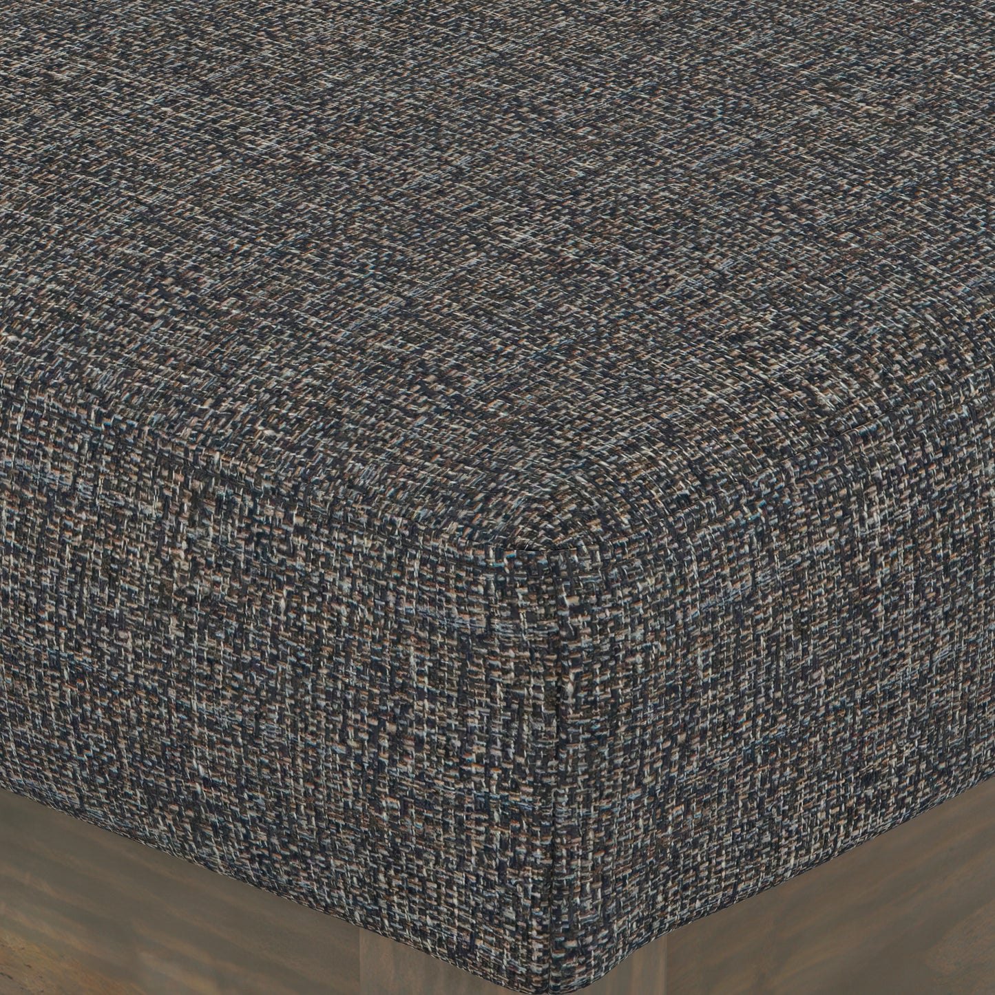 Milltown Small Ottoman Bench in Tweed