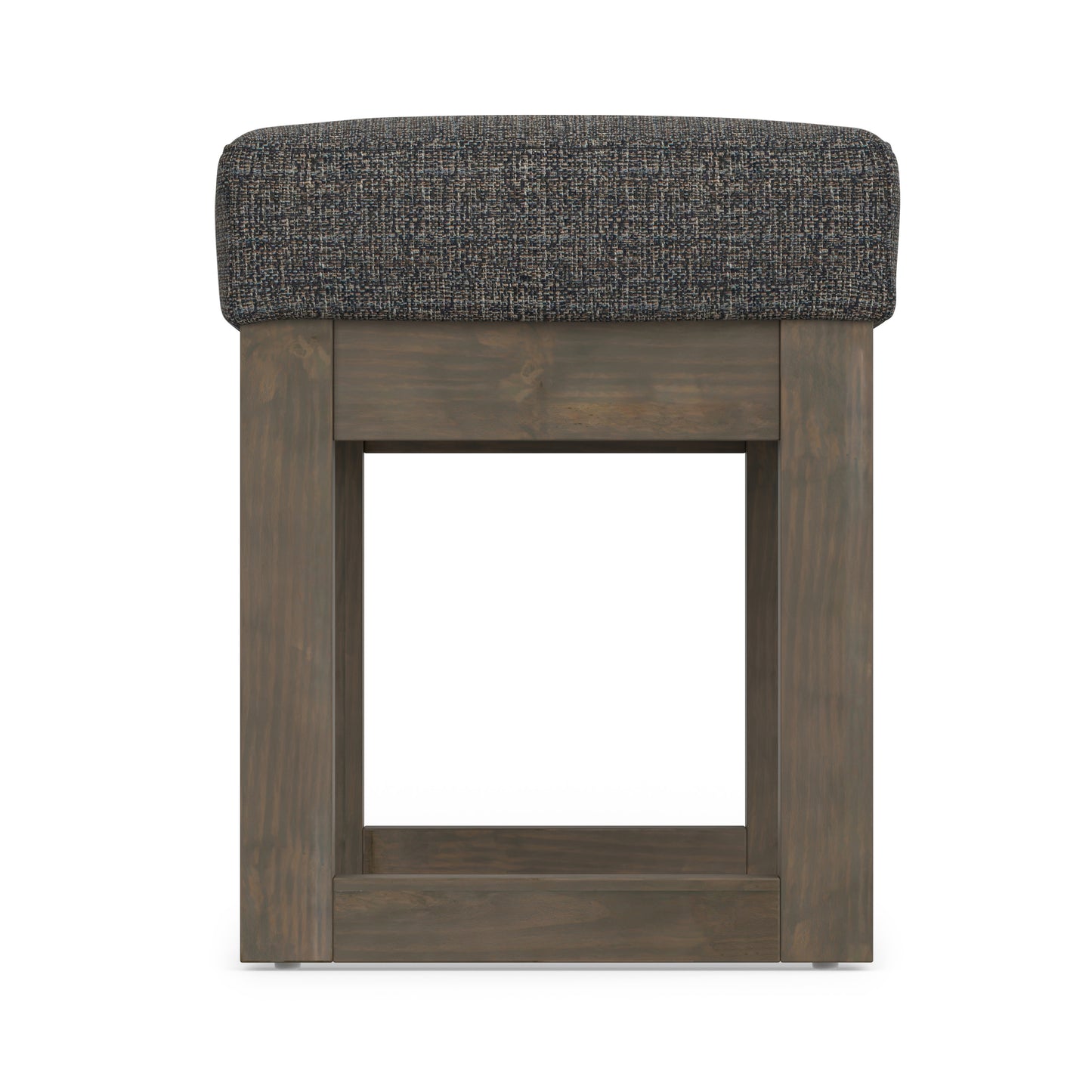 Milltown Small Ottoman Bench in Tweed