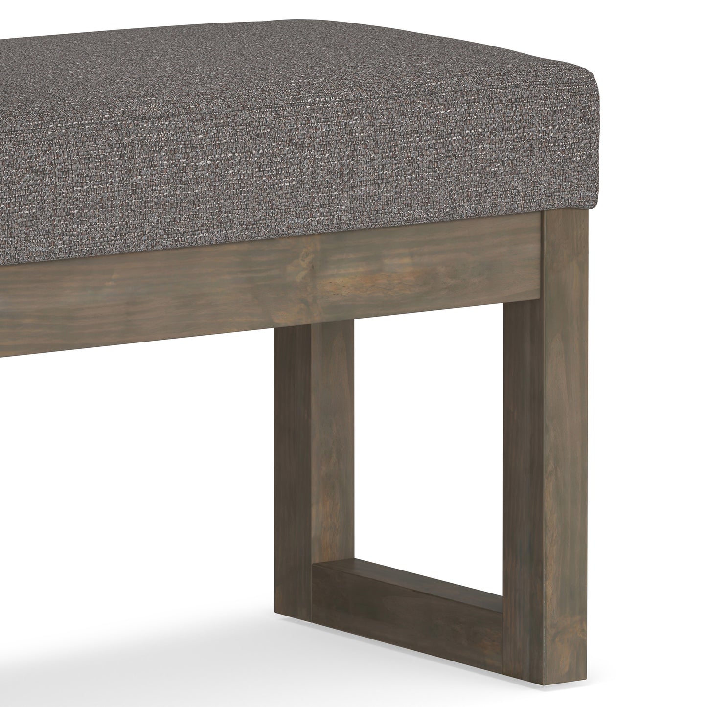 Milltown Small Ottoman Bench in Tweed