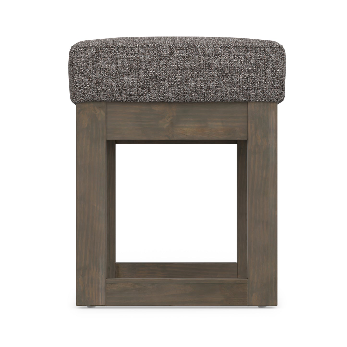 Milltown Small Ottoman Bench in Tweed