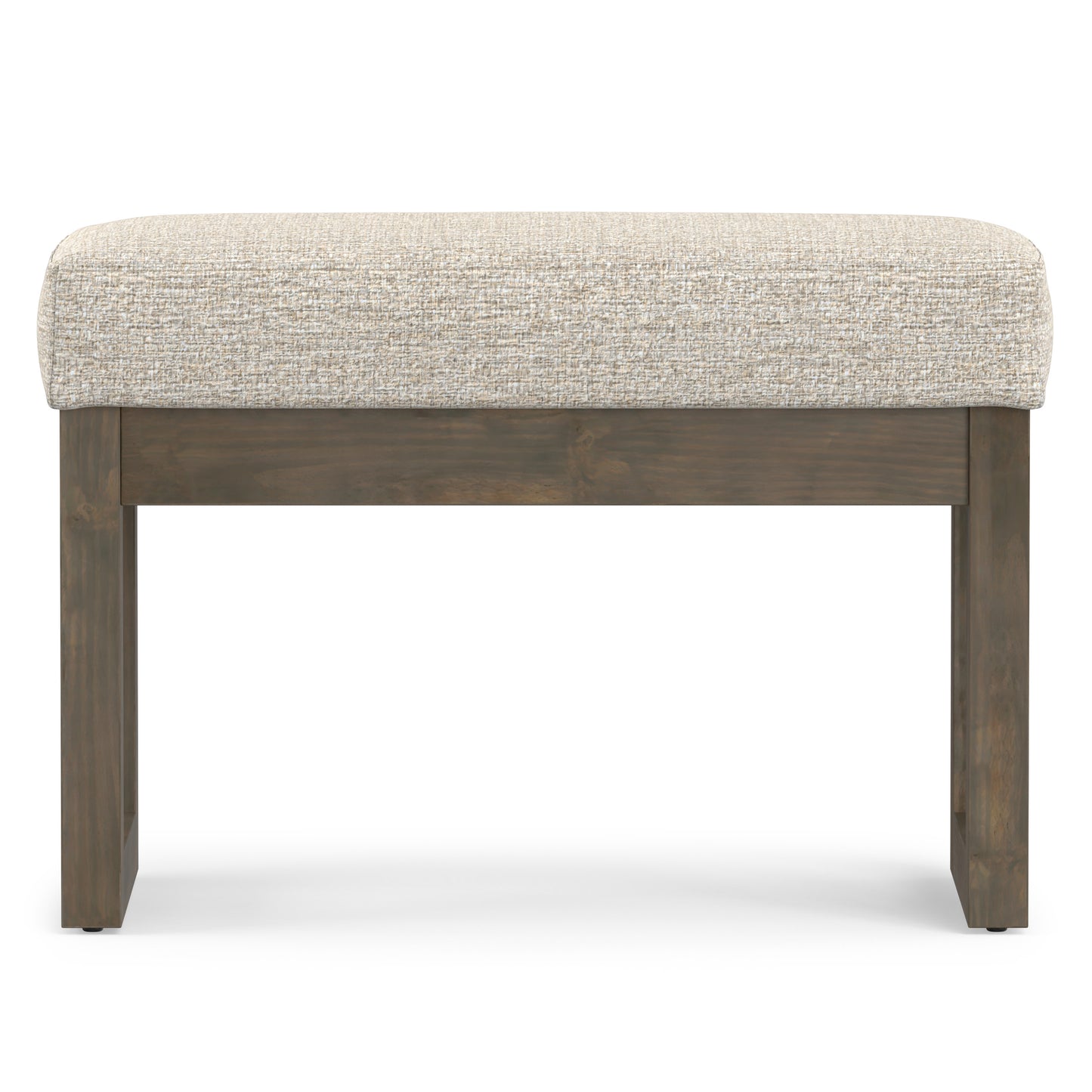 Milltown Small Ottoman Bench in Tweed