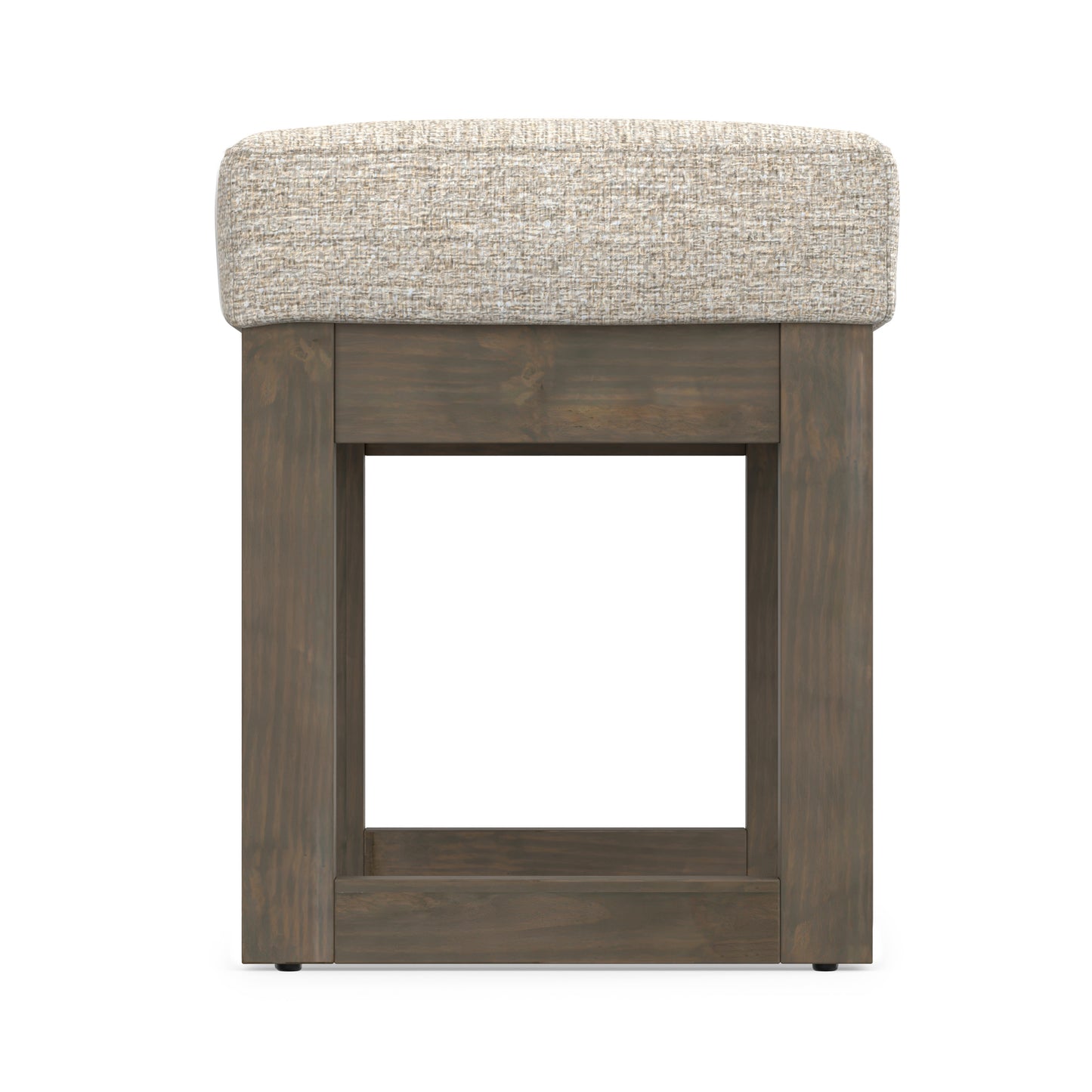 Milltown Small Ottoman Bench in Tweed