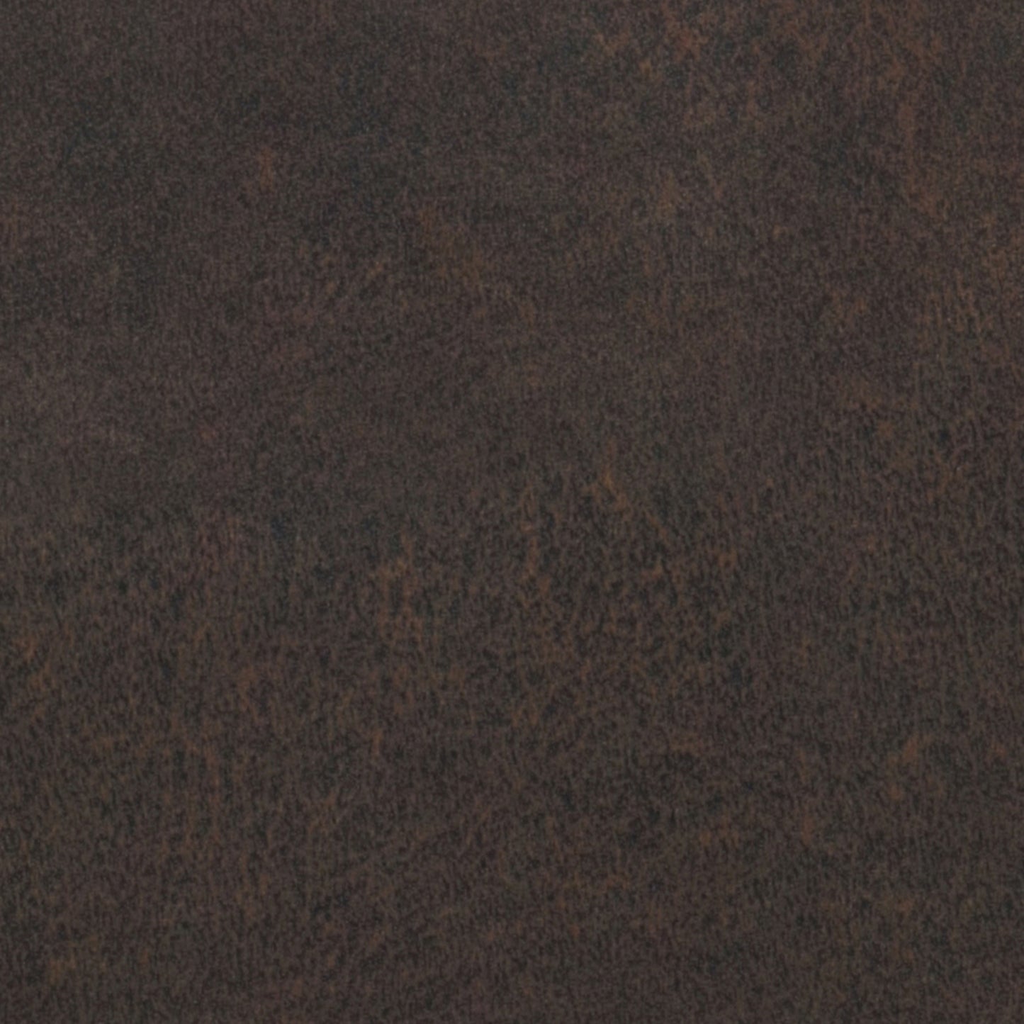 Distressed Chestnut Brown Distressed Vegan Leather | Rockwood Vegan Leather Cube Storage Ottoman with Tray