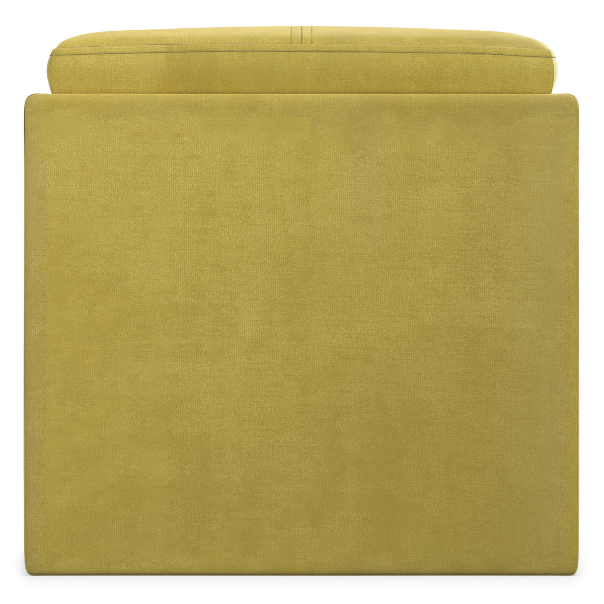 Rockwood Cube Storage Ottoman in Velvet Fabric