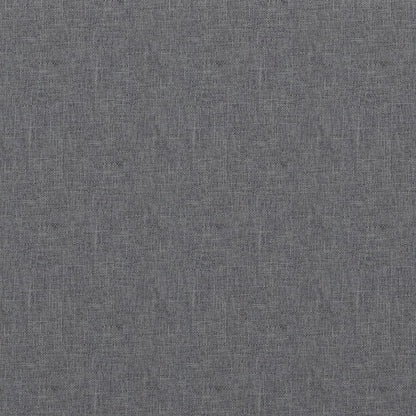Slate Grey Linen Style Fabric | Rockwood Vegan Leather Cube Storage Ottoman with Tray
