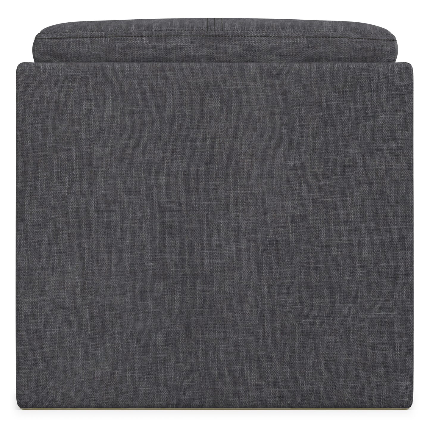 Slate Grey Linen Style Fabric | Rockwood Cube Storage Ottoman in Linen