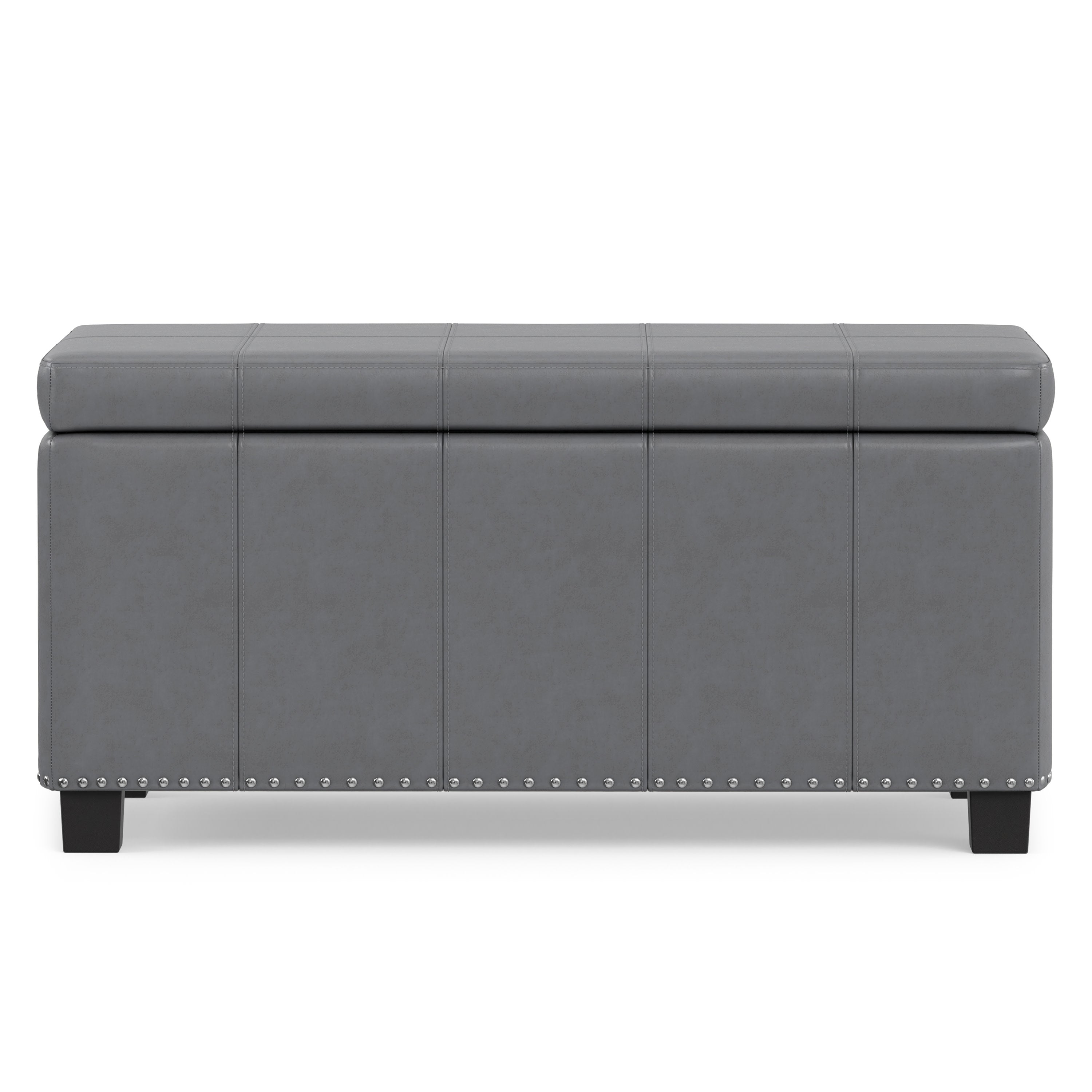 Rectangular Storage Ottoman | Amelia Storage Ottoman Bench