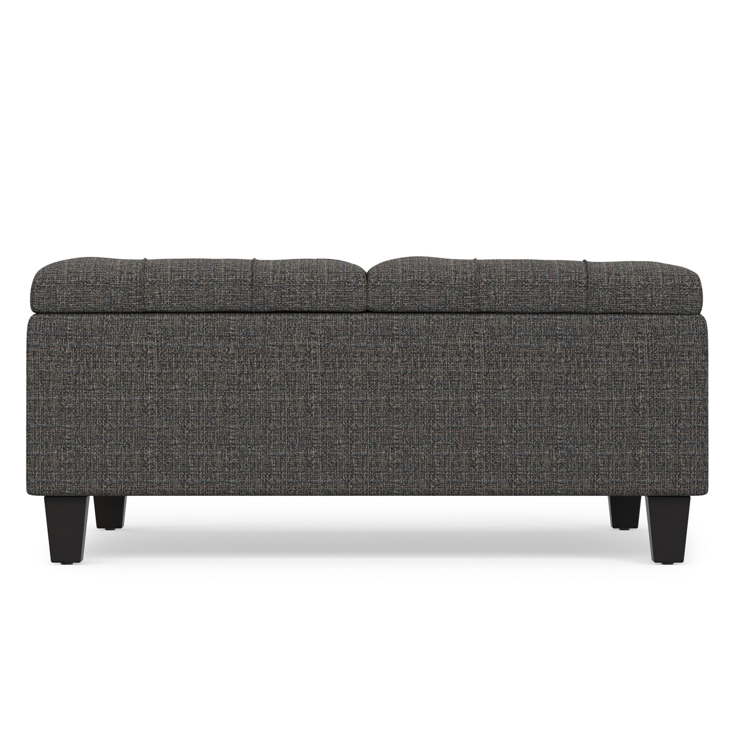 Ebony Tweed Style Fabric | Harrison Coffee Table Ottoman in Tweed