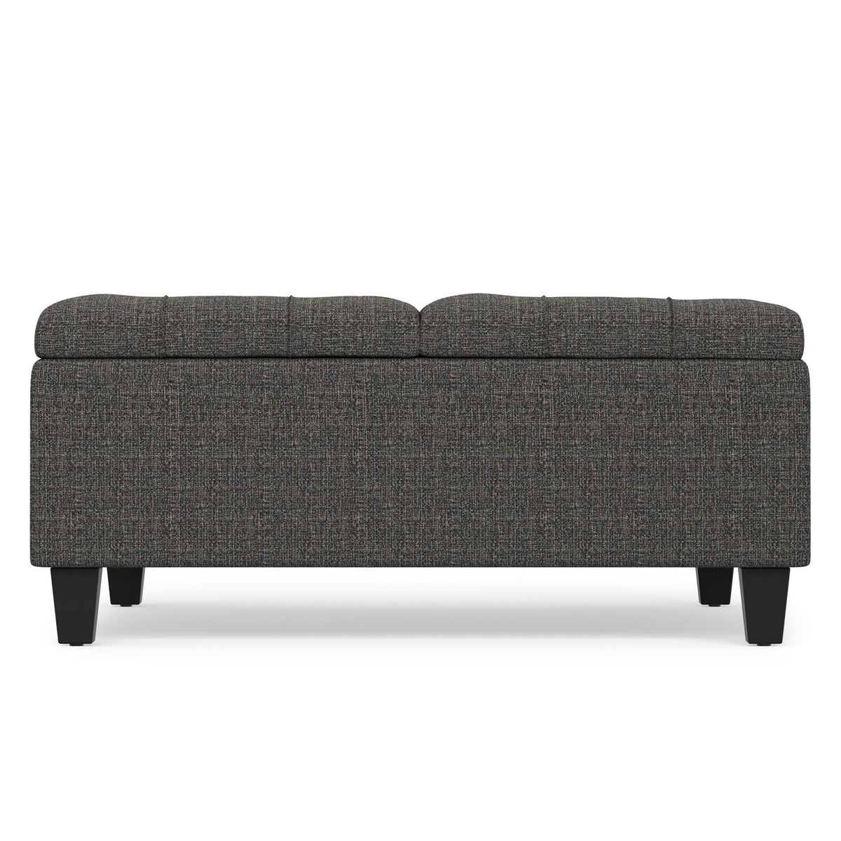 Ebony Tweed Style Fabric | Harrison Coffee Table Ottoman in Tweed