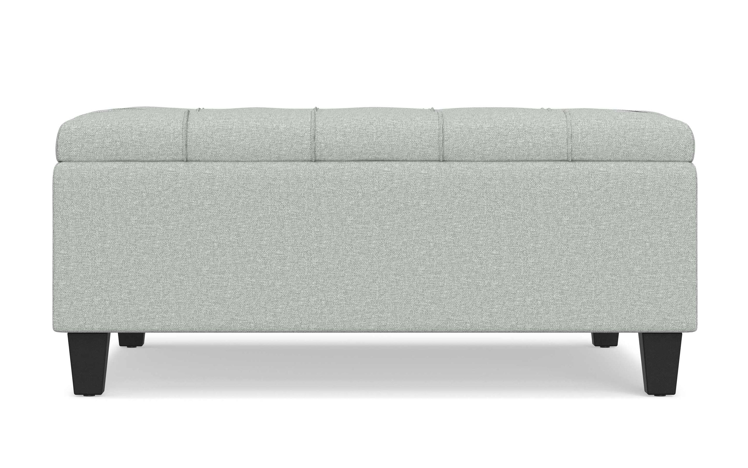 Light Stone Grey Linen Style Fabric | Harrison Coffee Table Storage Ottoman