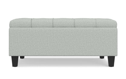 Light Stone Grey Linen Style Fabric | Harrison Coffee Table Storage Ottoman