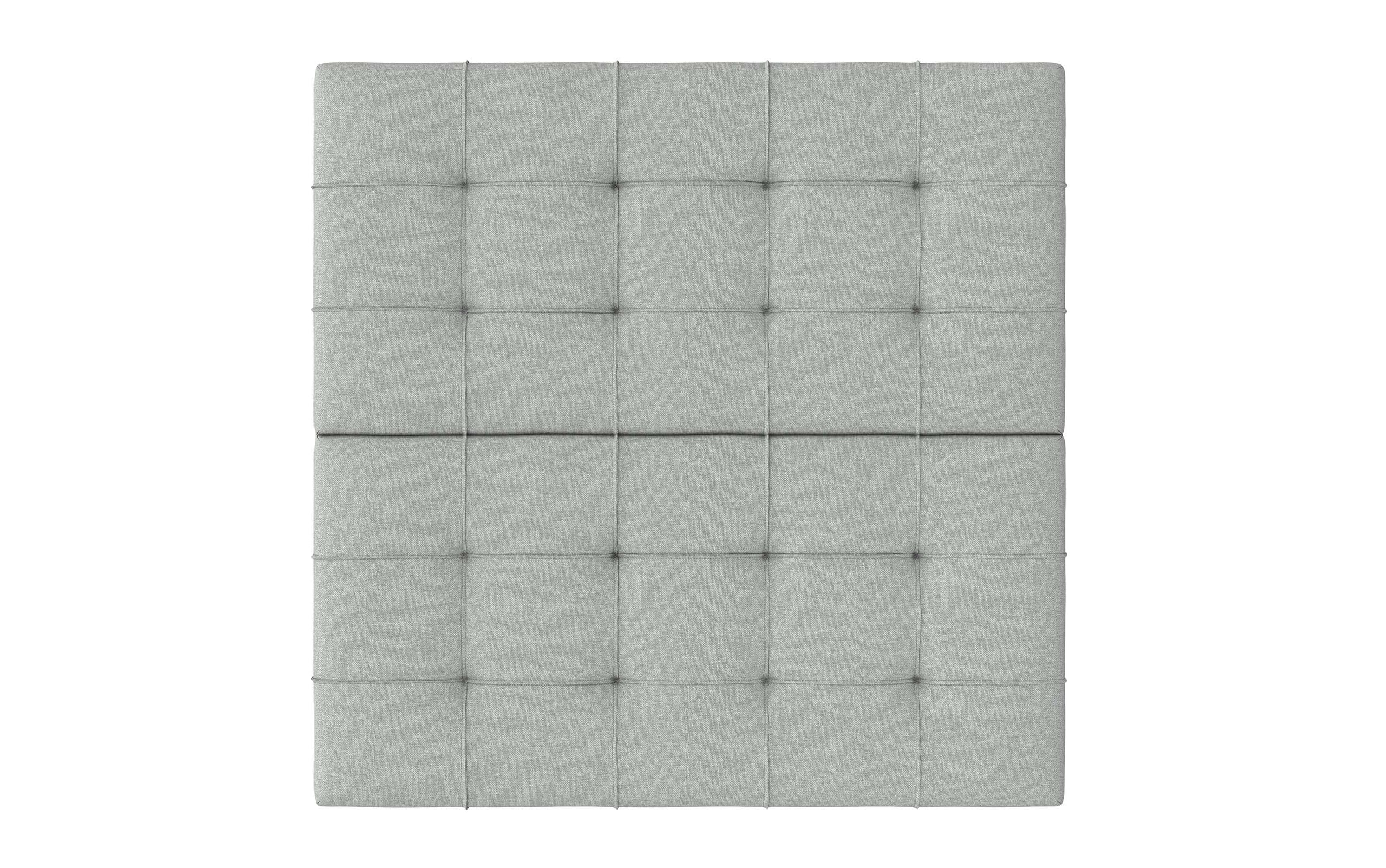 Light Stone Grey Linen Style Fabric | Harrison Coffee Table Storage Ottoman