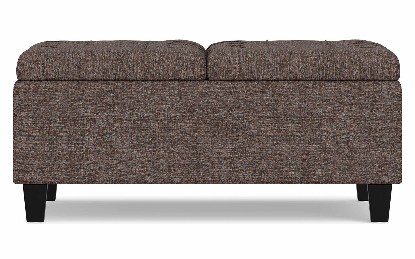 Mink Brown Tweed Style Fabric | Harrison Coffee Table Storage Ottoman