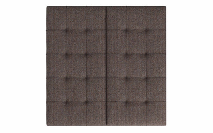 Mink Brown Tweed Style Fabric | Harrison Coffee Table Storage Ottoman