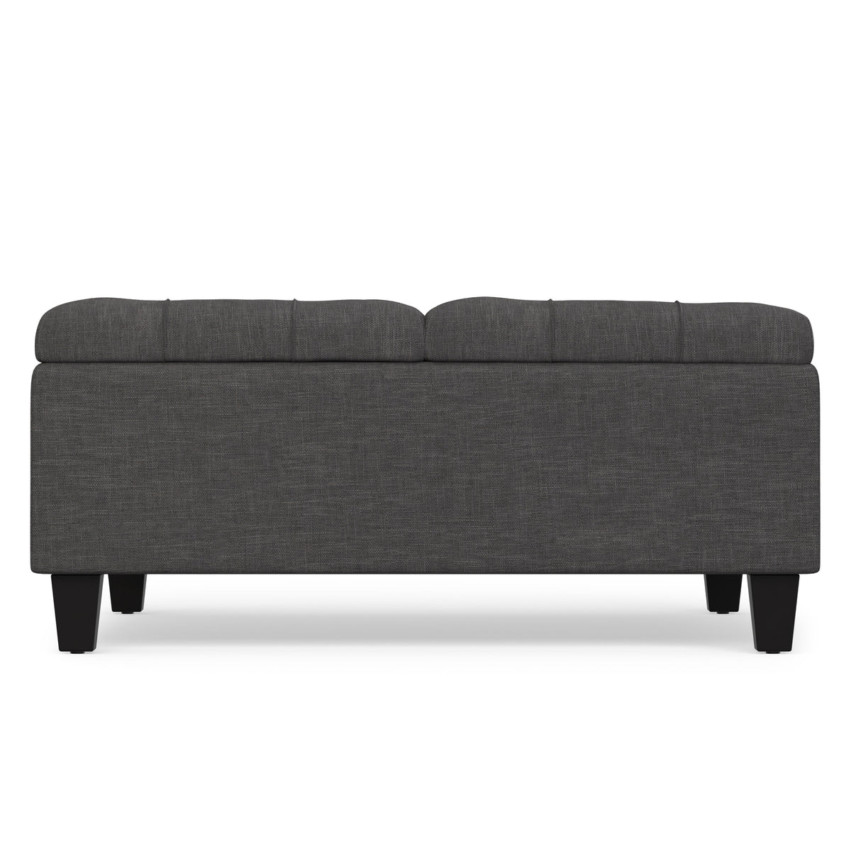 Slate Grey Linen Style Fabric | Harrison Coffee Table Storage Ottoman