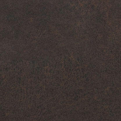 Distressed Brown Distressed Vegan Leather | Harrison Small Square Coffee Table Storage Ottoman in Distressed Vegan Leather