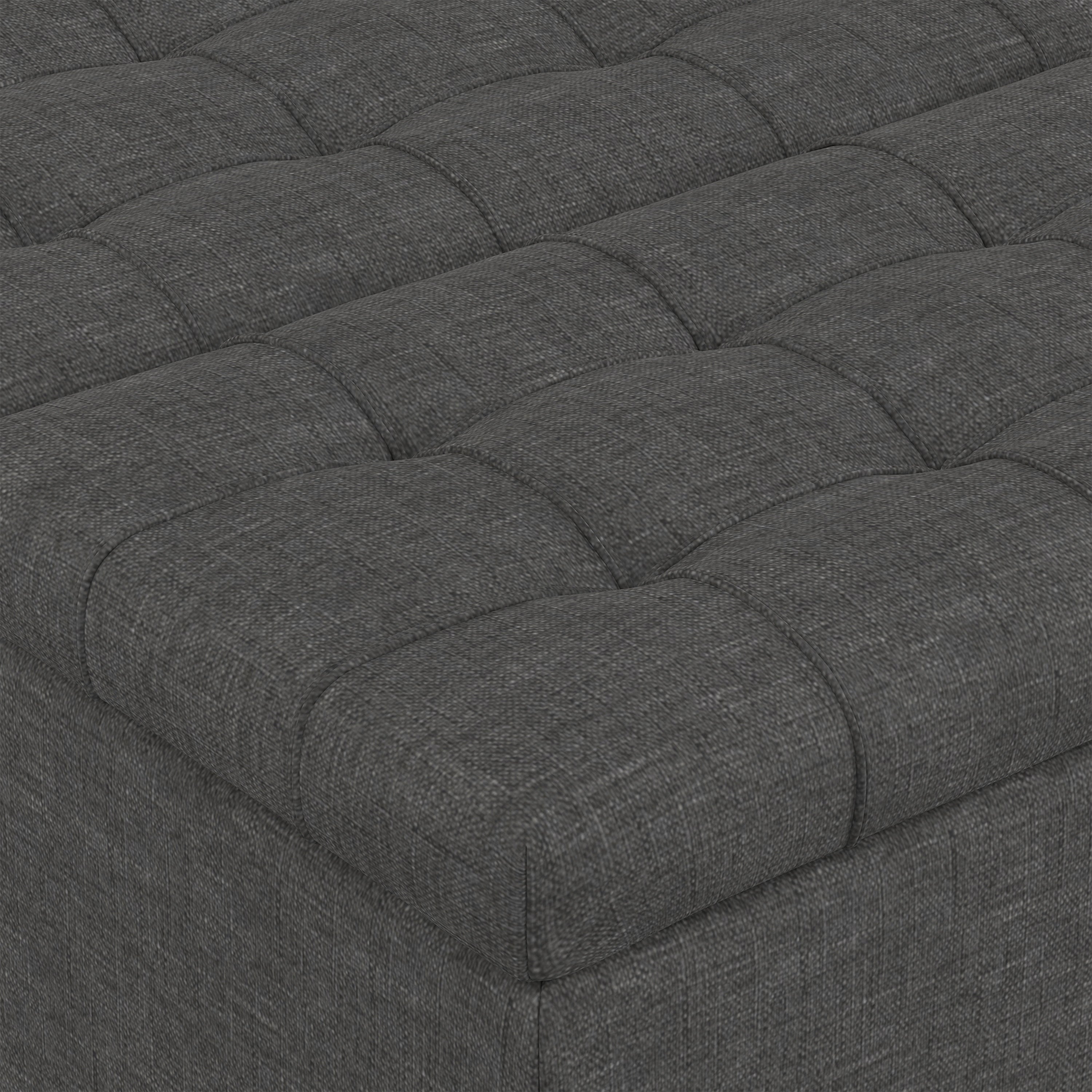 Storage Ottoman Coffee Table | Small Square Ottoman – Simpli Home