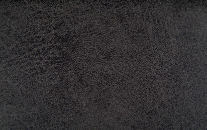 Distressed Black Distressed Vegan Leather | Ellis Table Ottoman in Distressed Vegan Leather